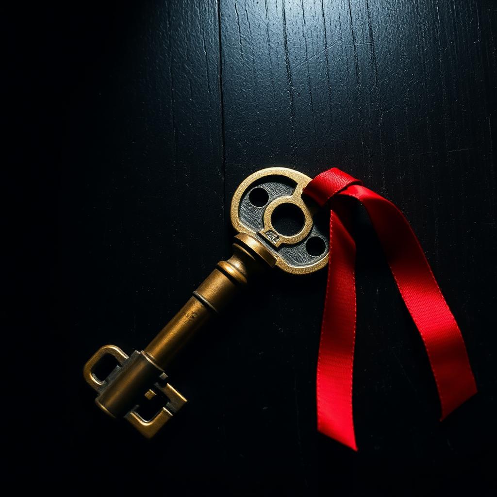 Brass Skeleton Key, Ribboned